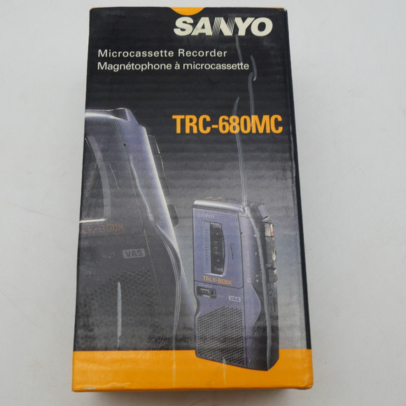 Sanyo Other - NEW Sanyo TRC 680MC Microcassette Recorder Tested and Complete